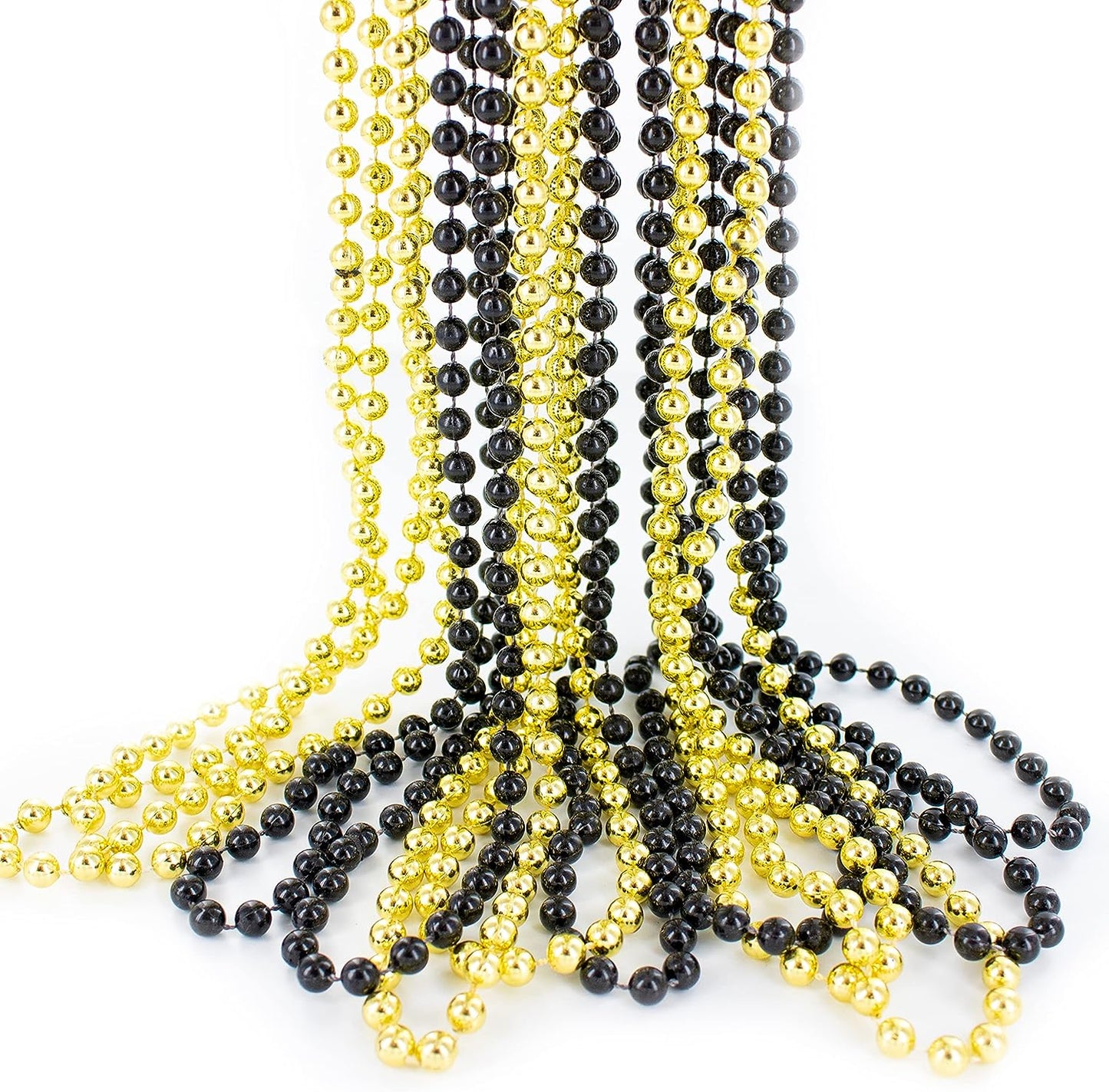 GIFTEXPRESS 12 piezas 33" Mardi Gras collar de cuentas