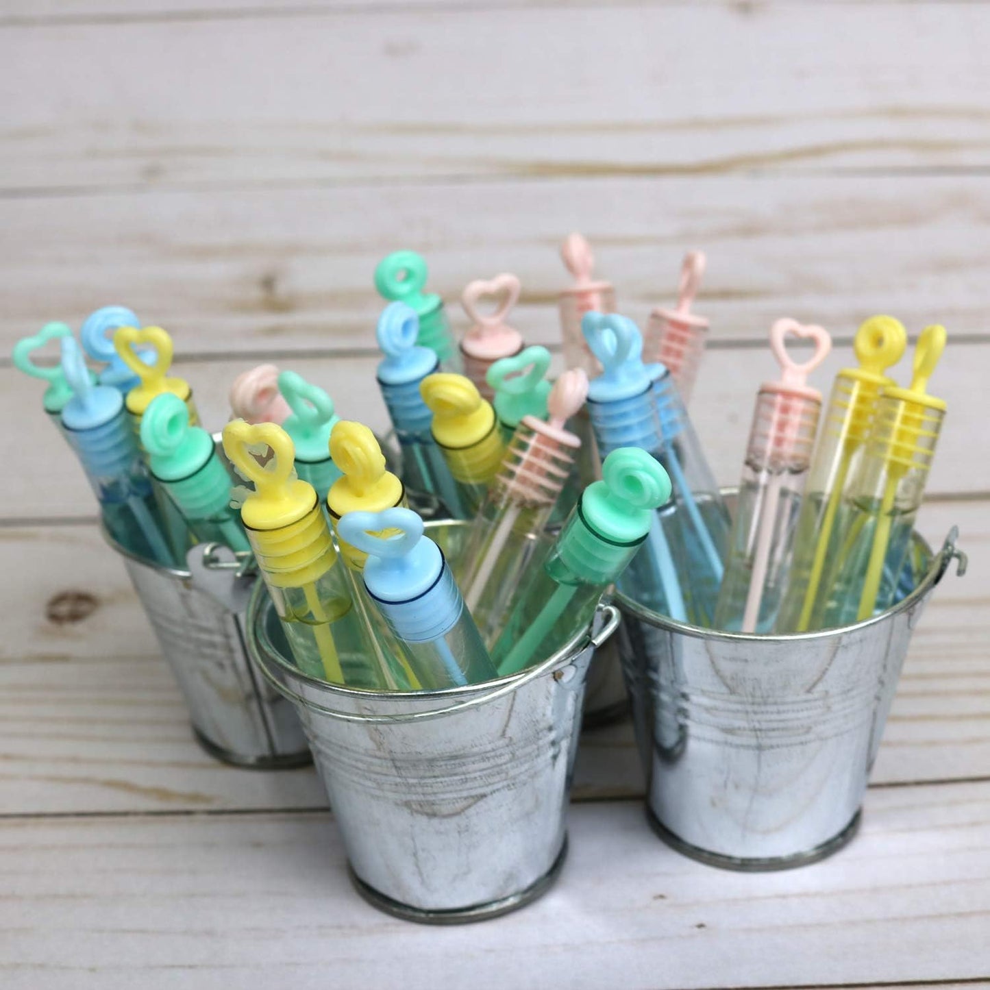 GIFTEXPRESS 48pcs 4.2" Mini Bubble Wand Estilos Surtidos