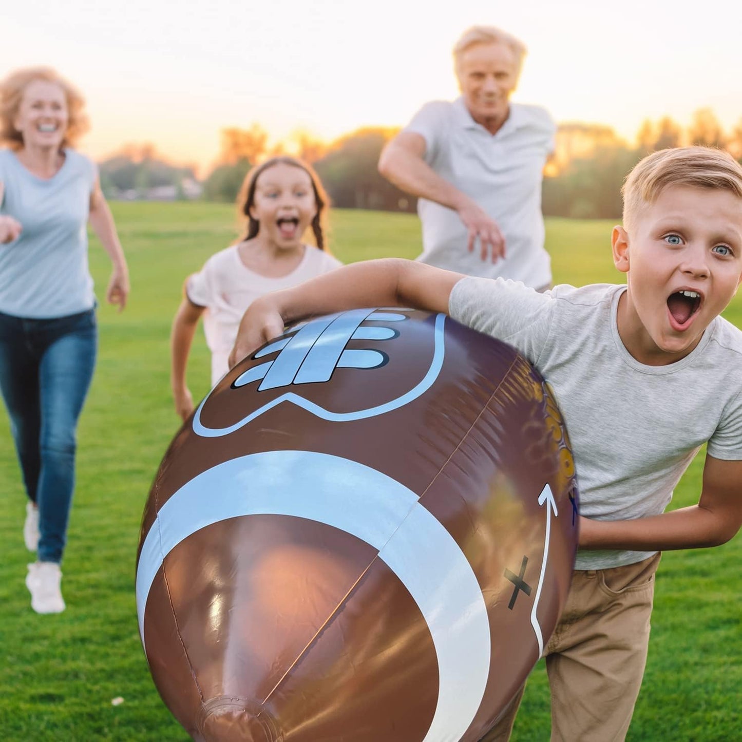GIFTEXPRESS Balón de fútbol gigante gigante inflable de 40"
