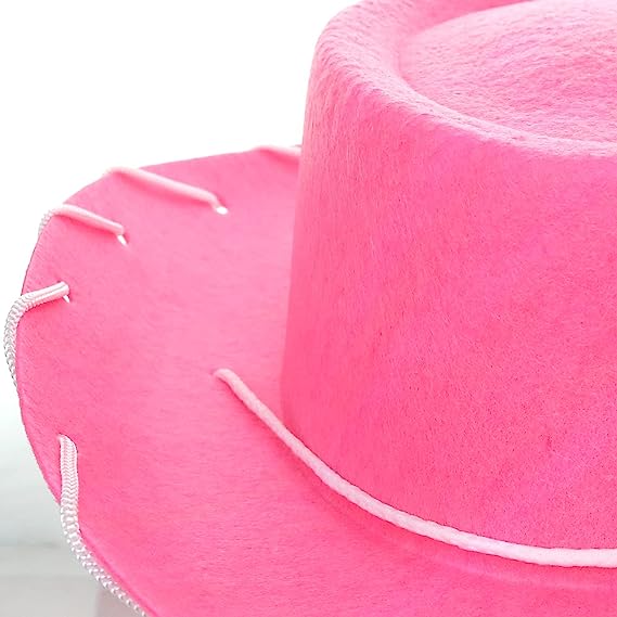 GIFTEXPRESS Sombrero de vaquero de fieltro, sombrero de vaquera occidental