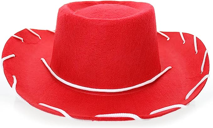 GIFTEXPRESS 6pcs sombrero de vaquero de fieltro, sombrero de vaquera occidental