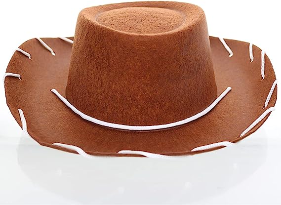 GIFTEXPRESS Sombrero de vaquero de fieltro, sombrero de vaquera occidental