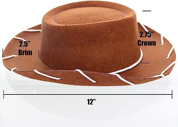 GIFTEXPRESS Sombrero de vaquero de fieltro, sombrero de vaquera occidental