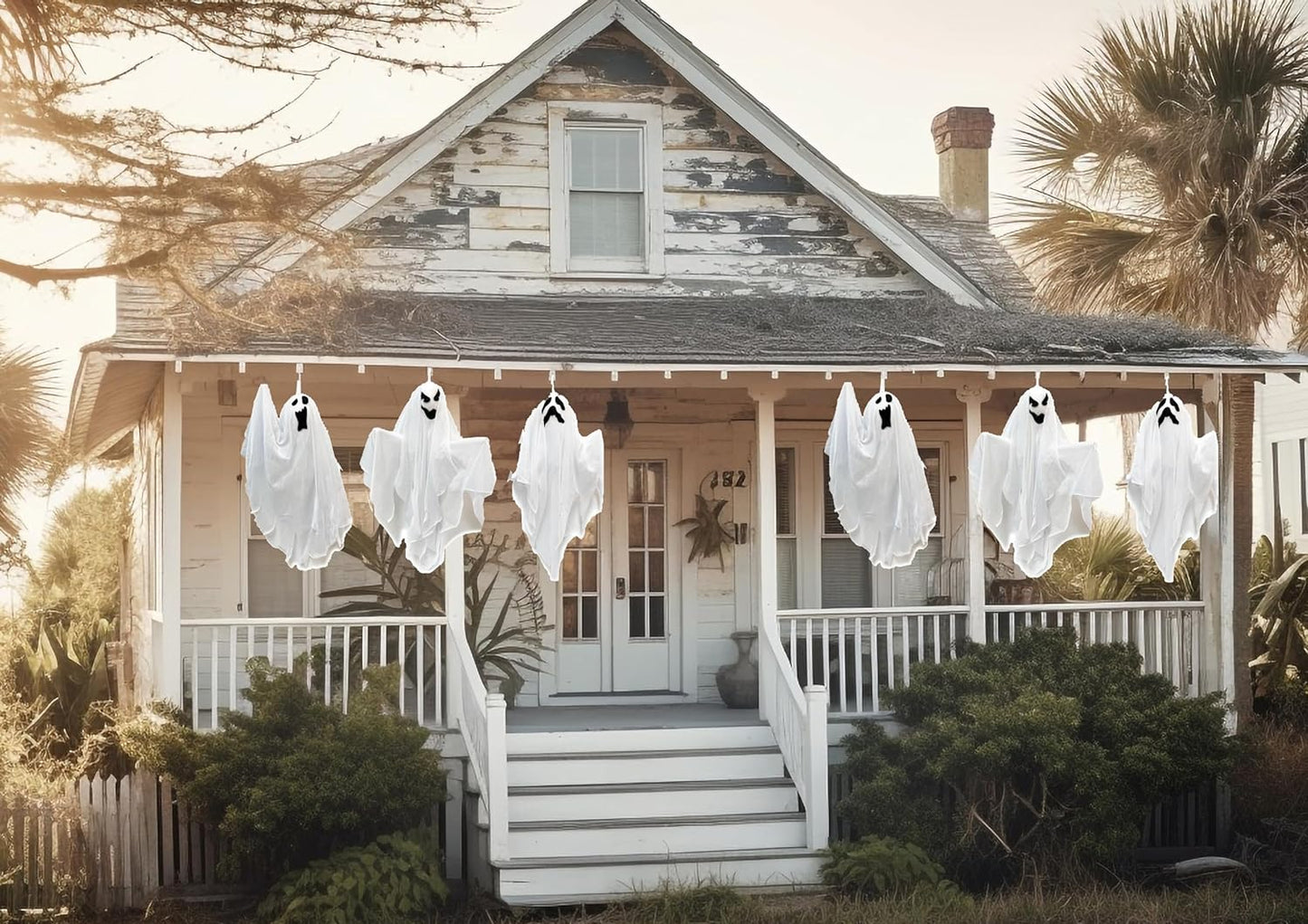 GIFTEXPRESS 19 Inches Halloween Hanging Ghost for Halloween Decoration, Horror Scene Decoration Holiday Décor Theme Party