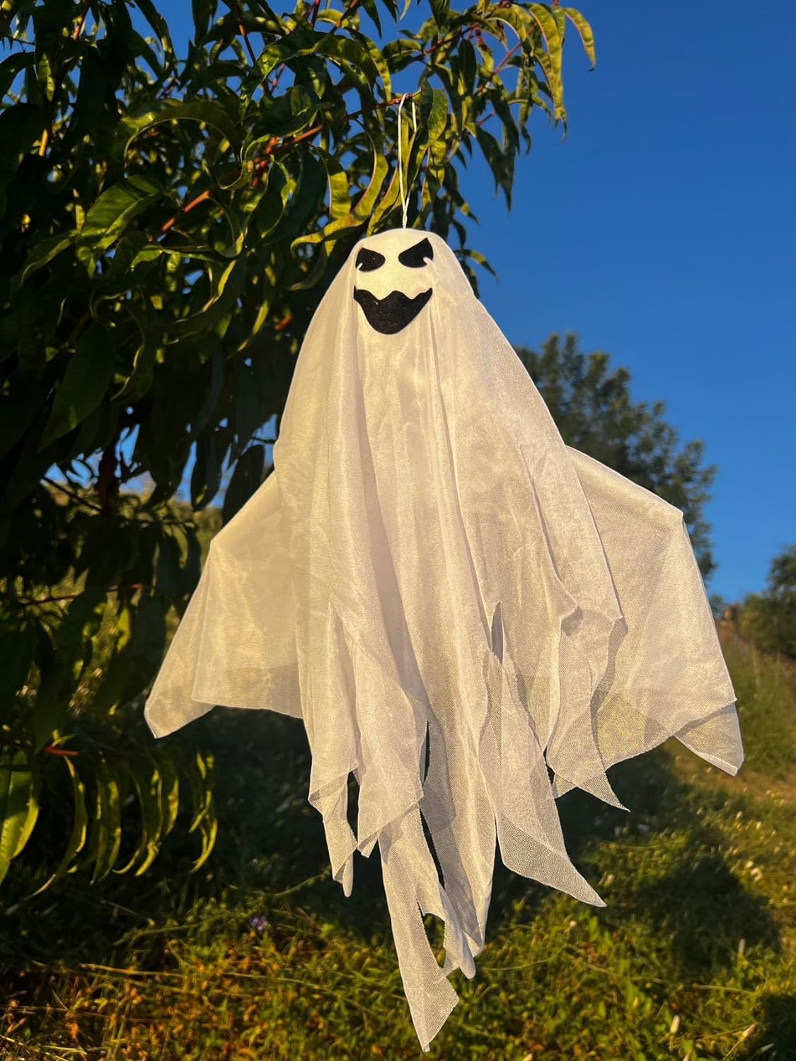 GIFTEXPRESS 19 Inches Halloween Hanging Ghost for Halloween Decoration, Horror Scene Decoration Holiday Décor Theme Party