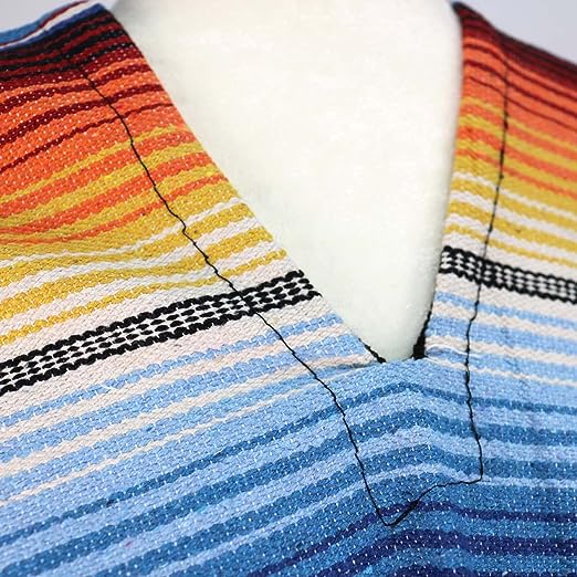 GIFTEXPRESS Poncho Mexicano para Adultos (SOLO Poncho)