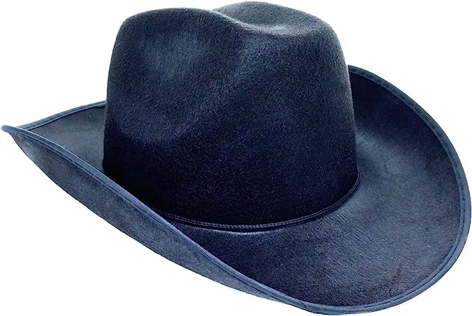 GIFTEXPRESS Sombrero de vaquero de fieltro para adultos, sombrero de vaquero occidental