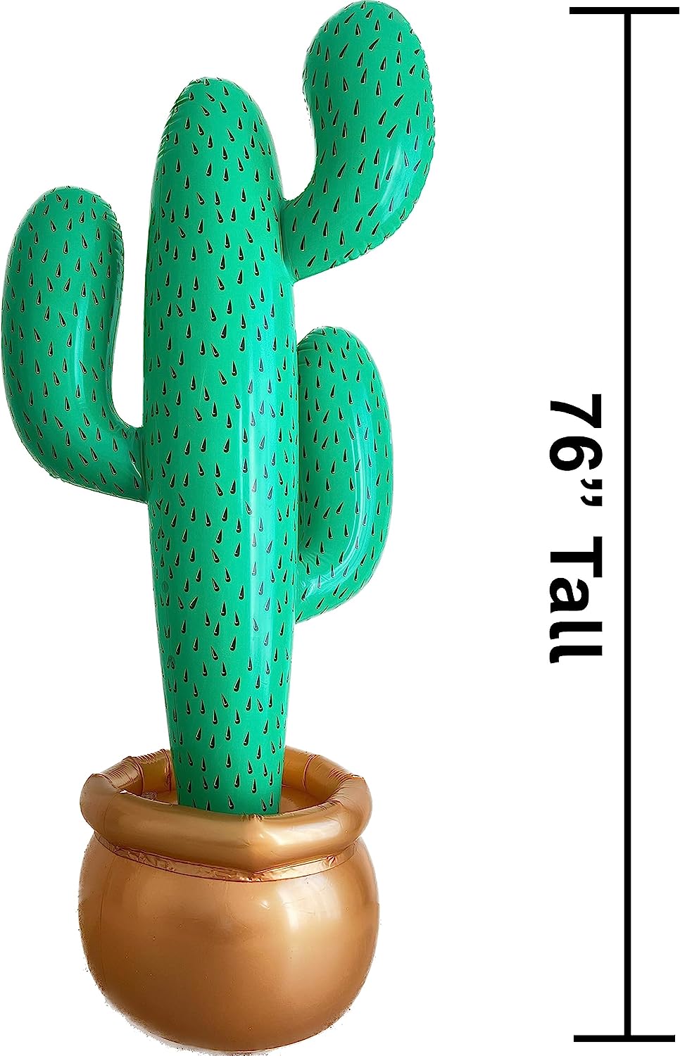 GIFTEXPRESS 76" Jumbo Cactus Inflable Prop Decoración