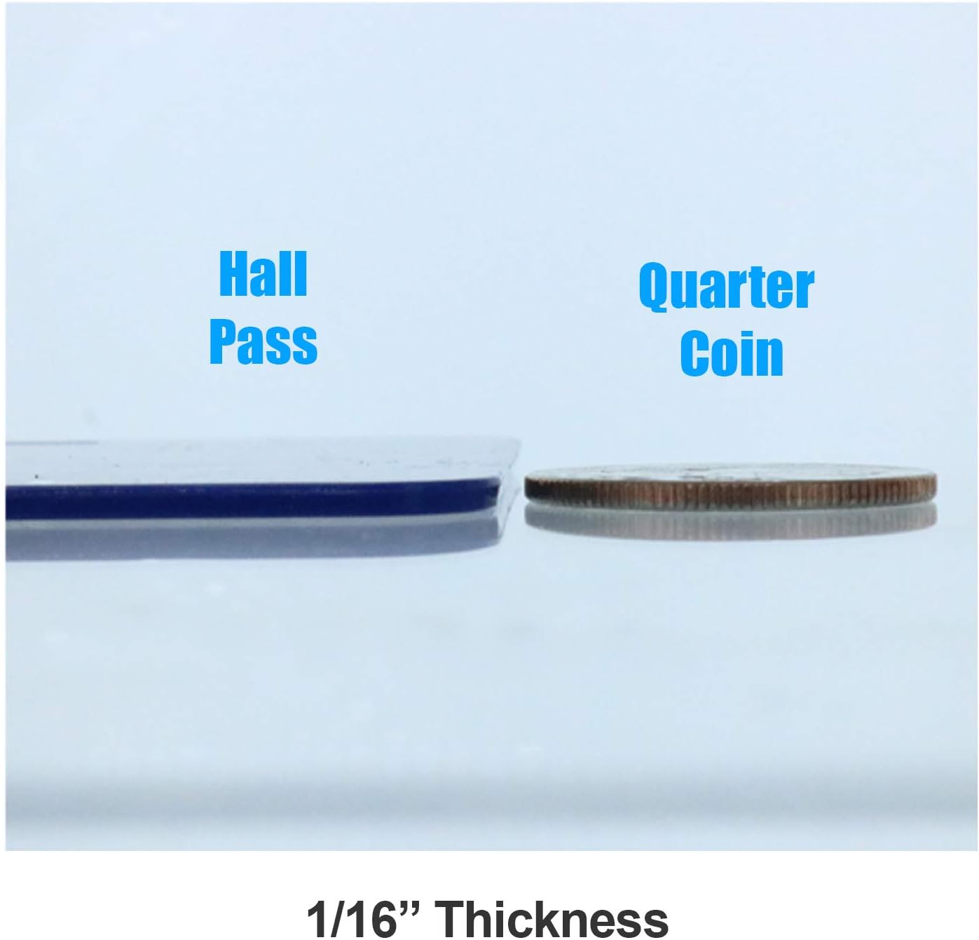 GIFTEXPRESS Hall Pass Lanyards y School Passes, 6" x 7" x 1"
