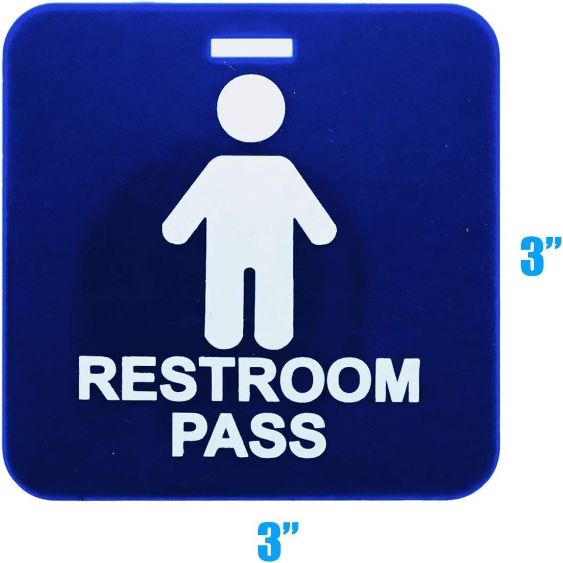 GIFTEXPRESS 6pcs Hall Pass Lanyards y Pases escolares Pases de baño para niños y niñas