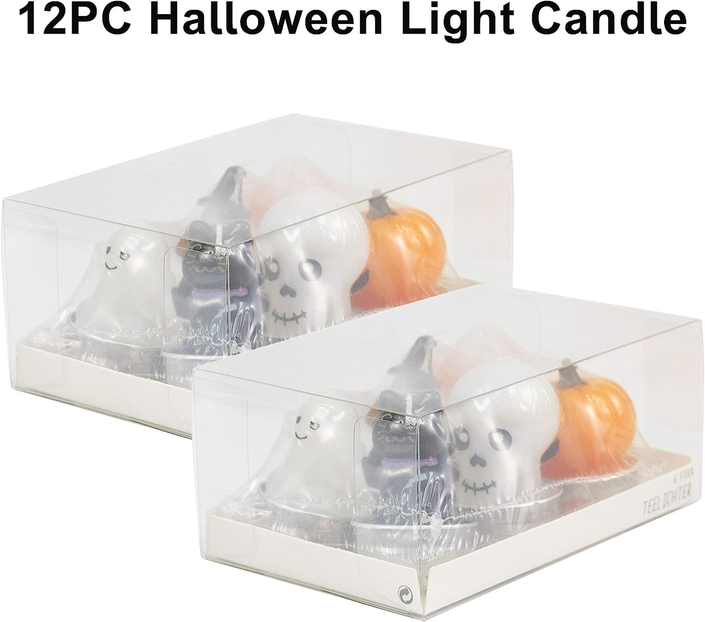 GIFTEXPRESS 12pcs 6 Estilos Velas de Halloween