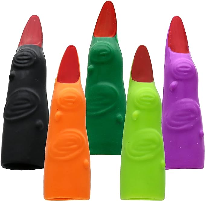 GIFTEXPRESS 72 dedos de bruja de Halloween (2,5")