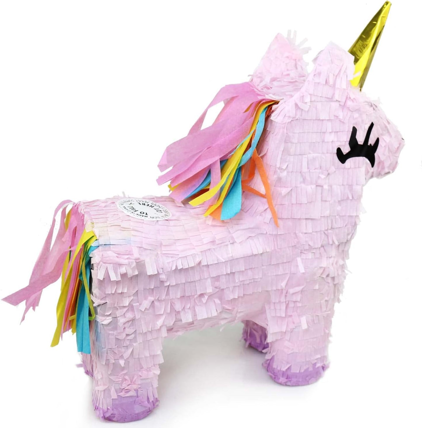 GIFTEXPRESS Piñata de unicornio rosa de 16 pulgadas