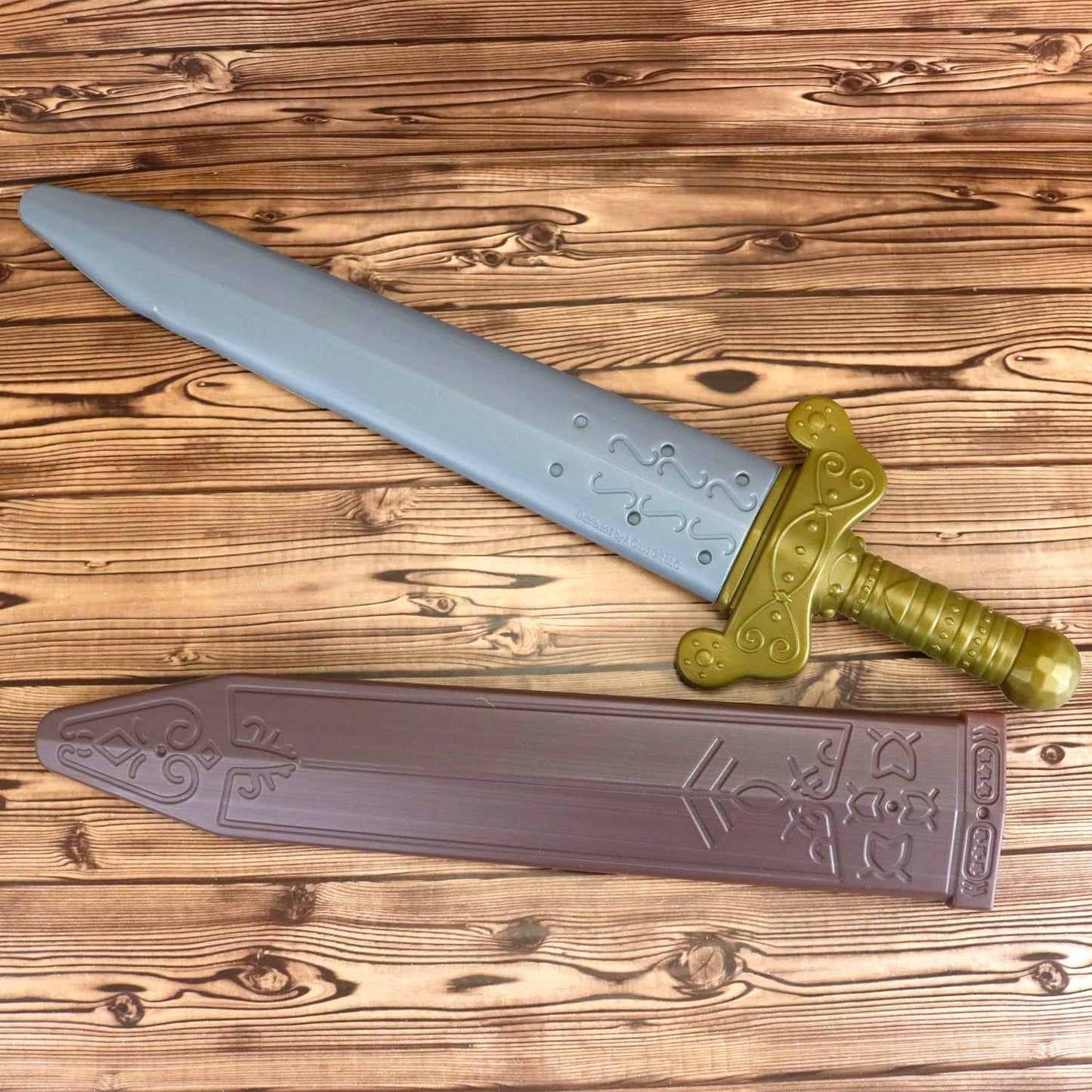 GIFTEXPRESS Espada romana de juguete de plástico de 19" con vaina para juego de simulación
