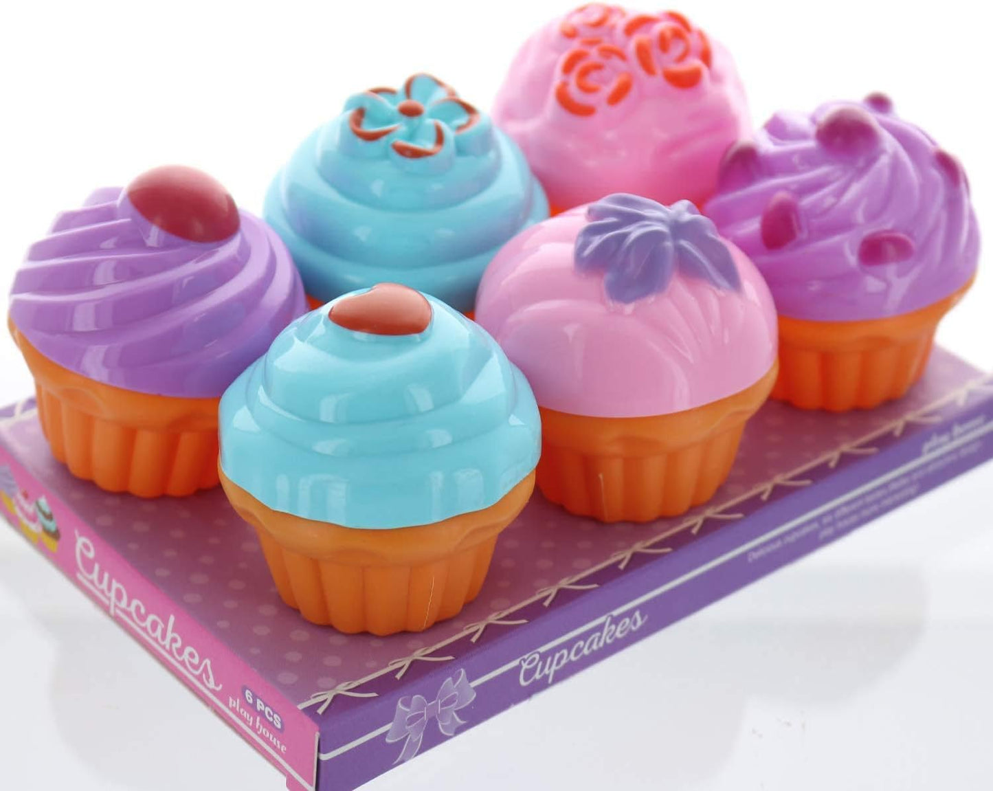 GIFTEXPRESS Juego de postres de comida para juegos de simulación de 6 piezas