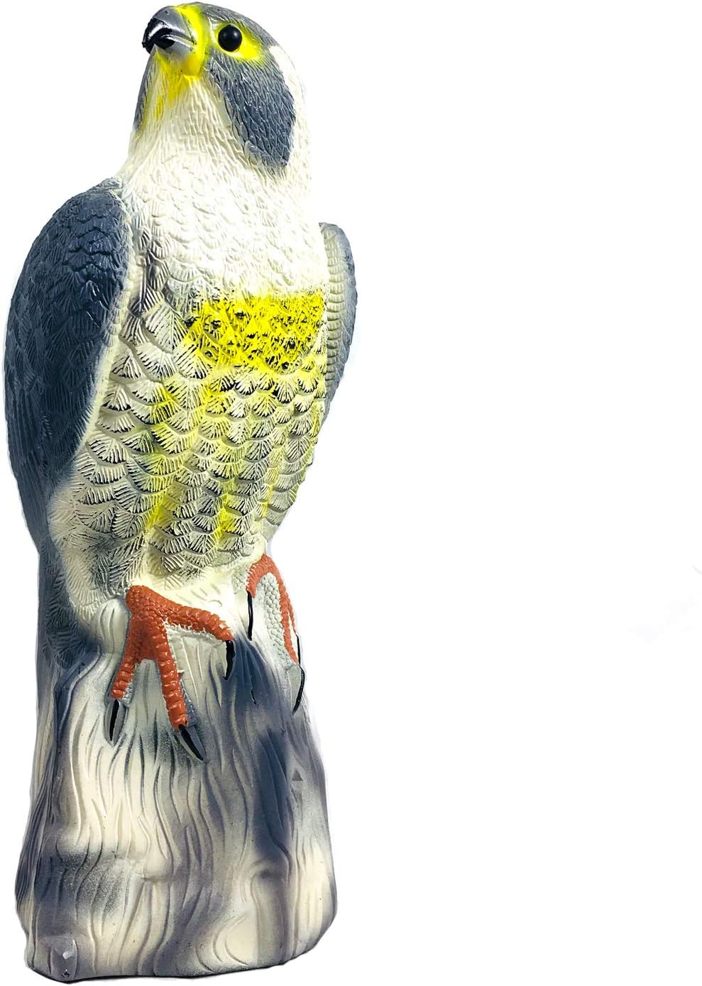GIFTEXPRESS Estatua de señuelo de halcón falso de águila espantapájaros de 16.5 in