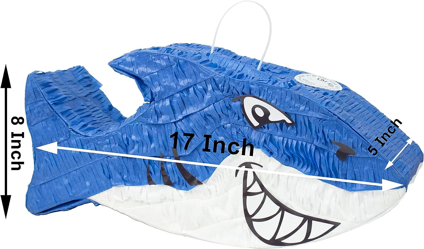 GIFTEXPRESS Piñata de tiburón de 17 pulgadas