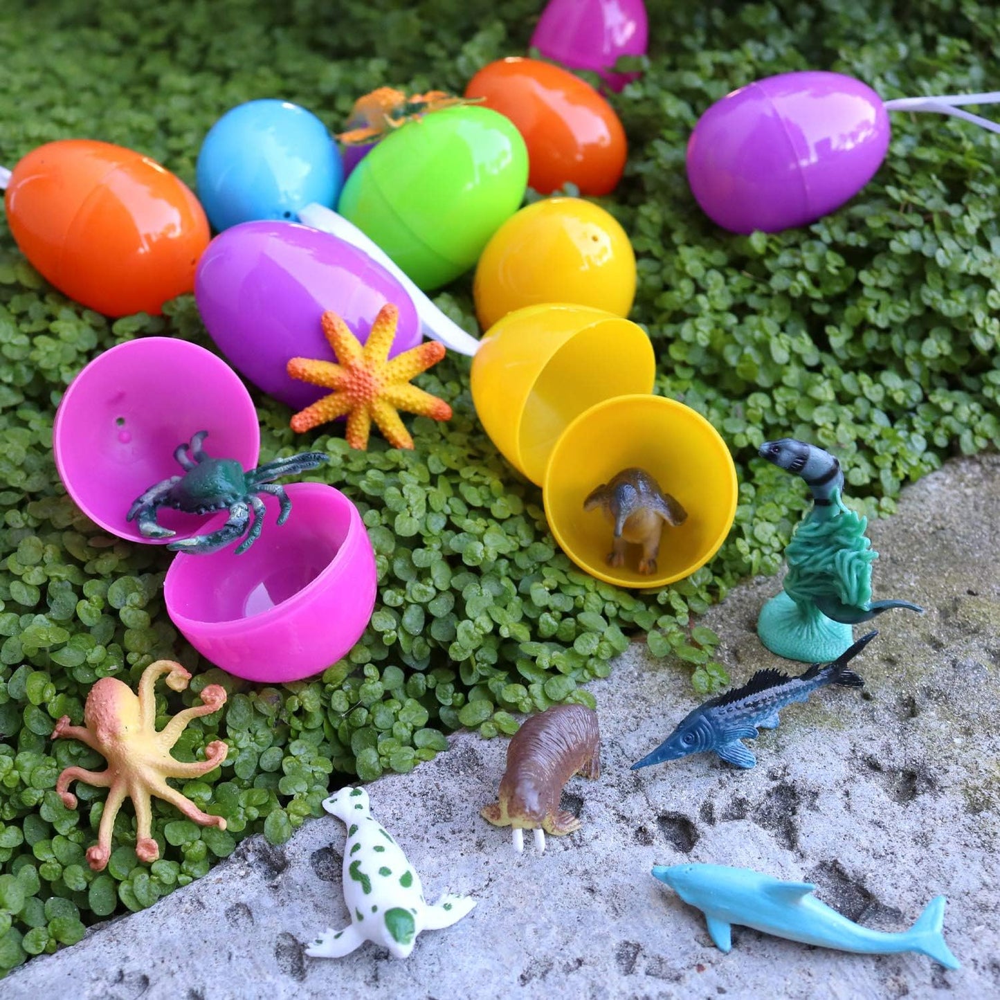 GIFTEXPRESS 36pcs Mini Surtido Ocean Sea Creatures/Animales Figuras de Juguete