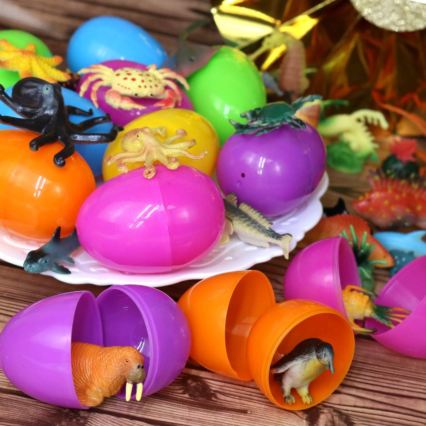 GIFTEXPRESS 36pcs Mini Surtido Ocean Sea Creatures/Animales Figuras de Juguete
