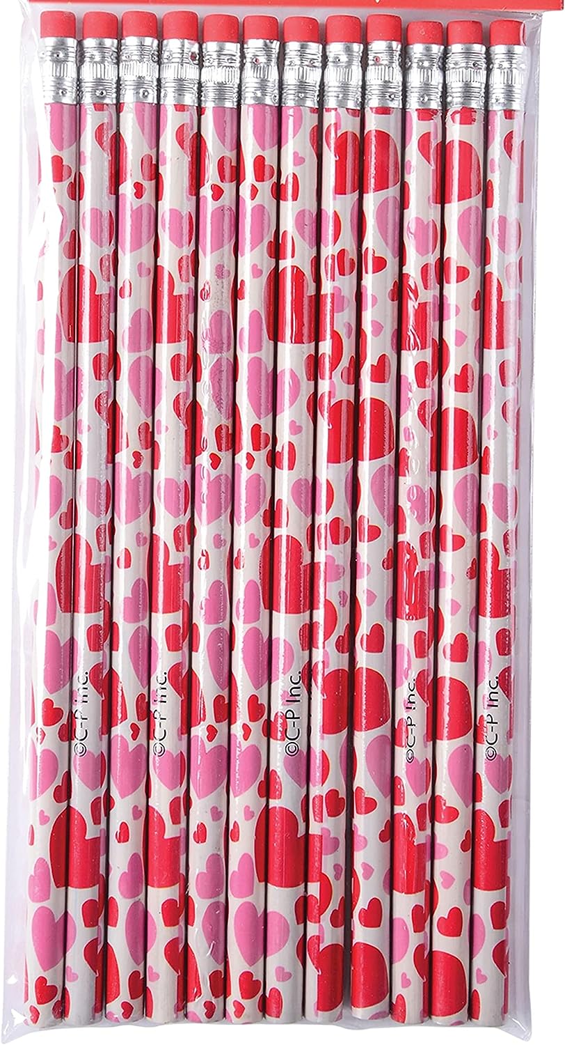 GIFTEXPRESS 48pcs Lápices de San Valentín