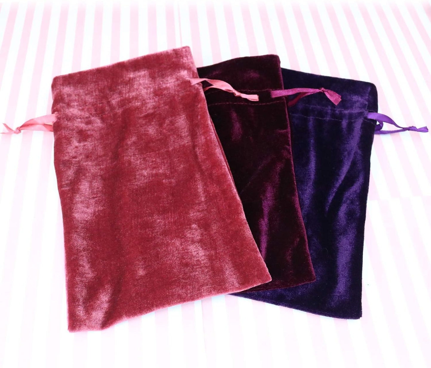 GIFTEXPRESS Bolsa de runas de tarot de terciopelo (paquete de 3)