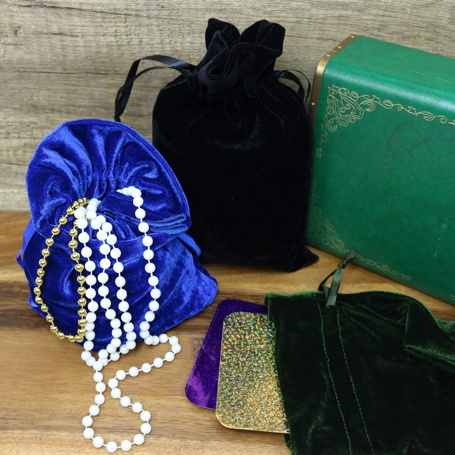 GIFTEXPRESS Bolsa de runas de tarot de terciopelo (paquete de 3)