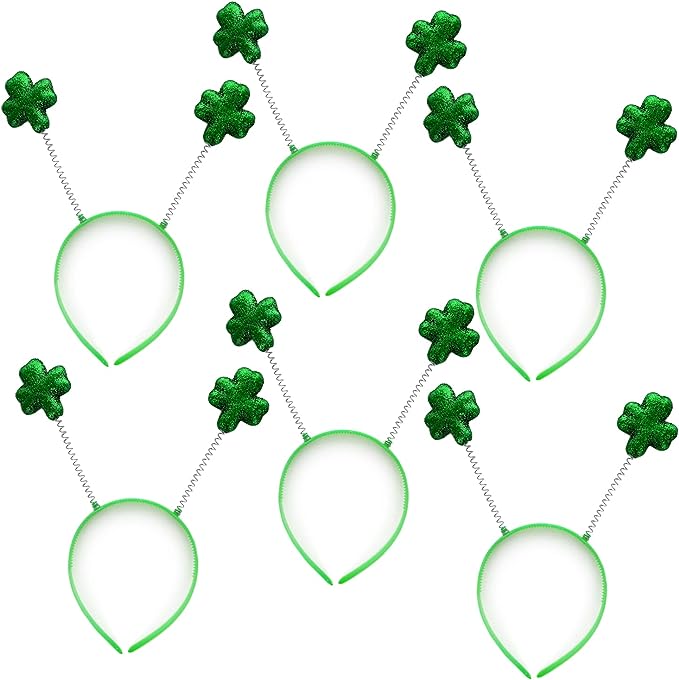 GIFTEXPRESS St. Patrick's Day Shamrock Headband
