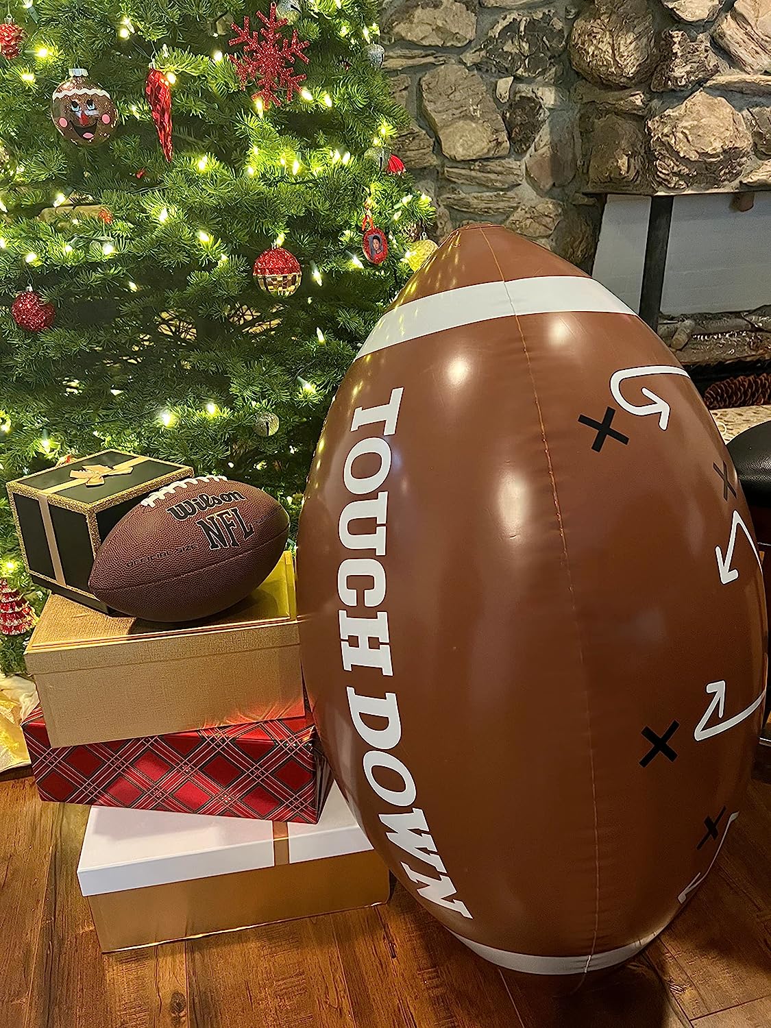 GIFTEXPRESS Balón de fútbol gigante gigante inflable de 40" 