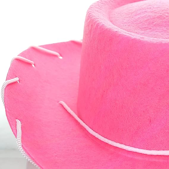 GIFTEXPRESS 6pcs sombrero de vaquero de fieltro, sombrero de vaquera occidental 