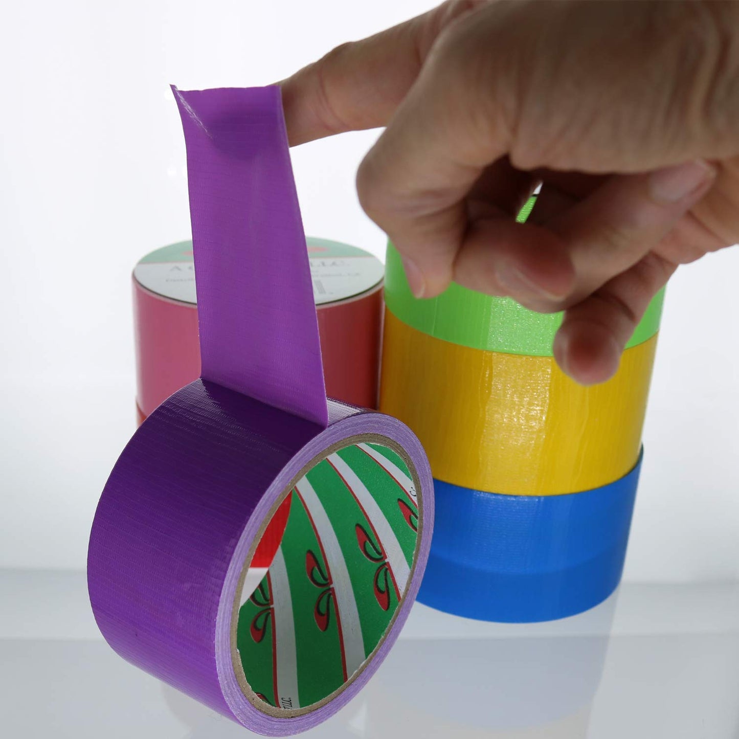 GIFTEXPRESS 6 Assorted Colored Duct Tapes