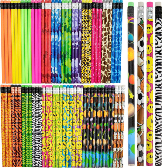 GIFTEXPRESS 144pcs Pencil Assortment, Assorted Colors Wooden Pencil