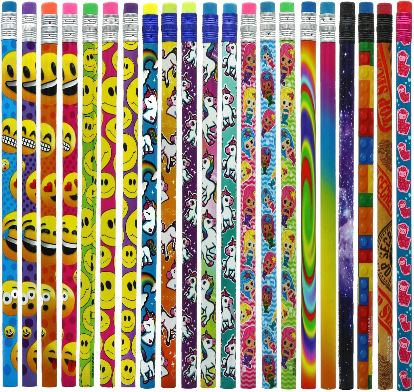 GIFTEXPRESS 144pcs Pencil Assortment, Assorted Colors Wooden Pencil