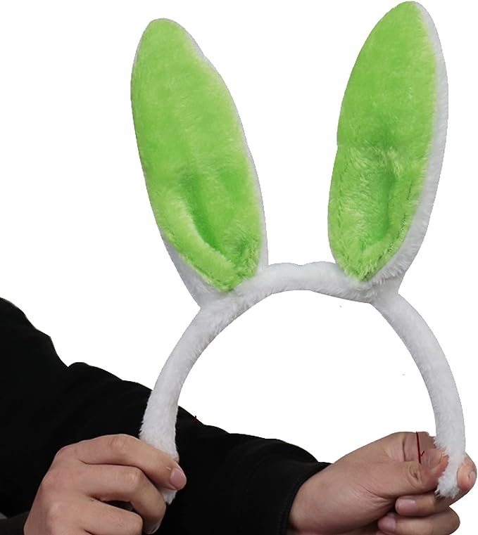 GIFTEXPRESS Assorted Color Plush Bunny Ears Headbands