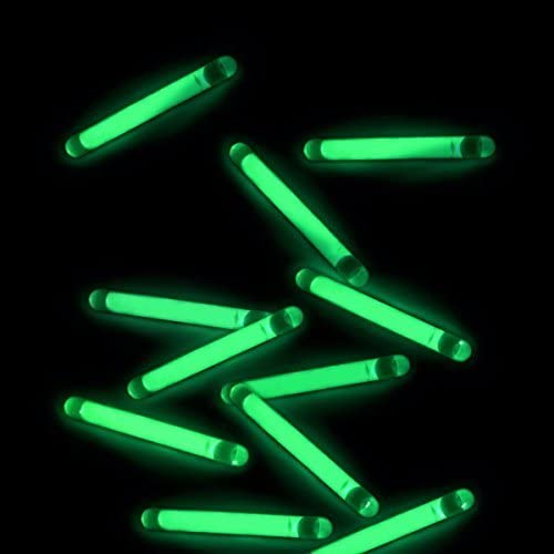 GIFTEXPRESS 100 piezas pequeñas barras de brillo verde/mini barras de brillo 