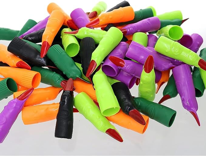 GIFTEXPRESS 72pcs Halloween Witch Fingers (2.5")
