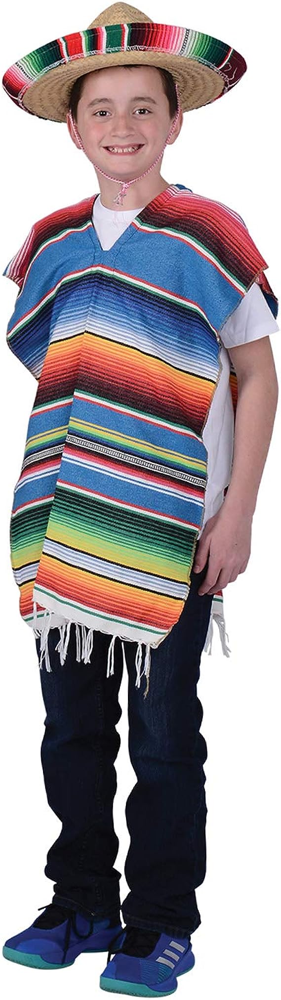 GIFTEXPRESS Kids Mexican Poncho