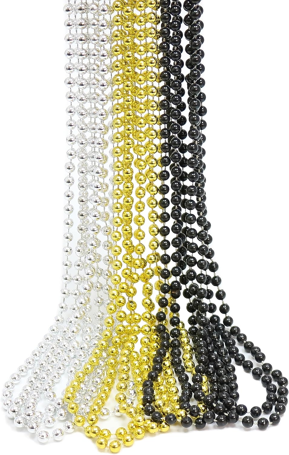 GIFTEXPRESS 12pcs Mardi Gras Beads Necklaces (Pack of 33)