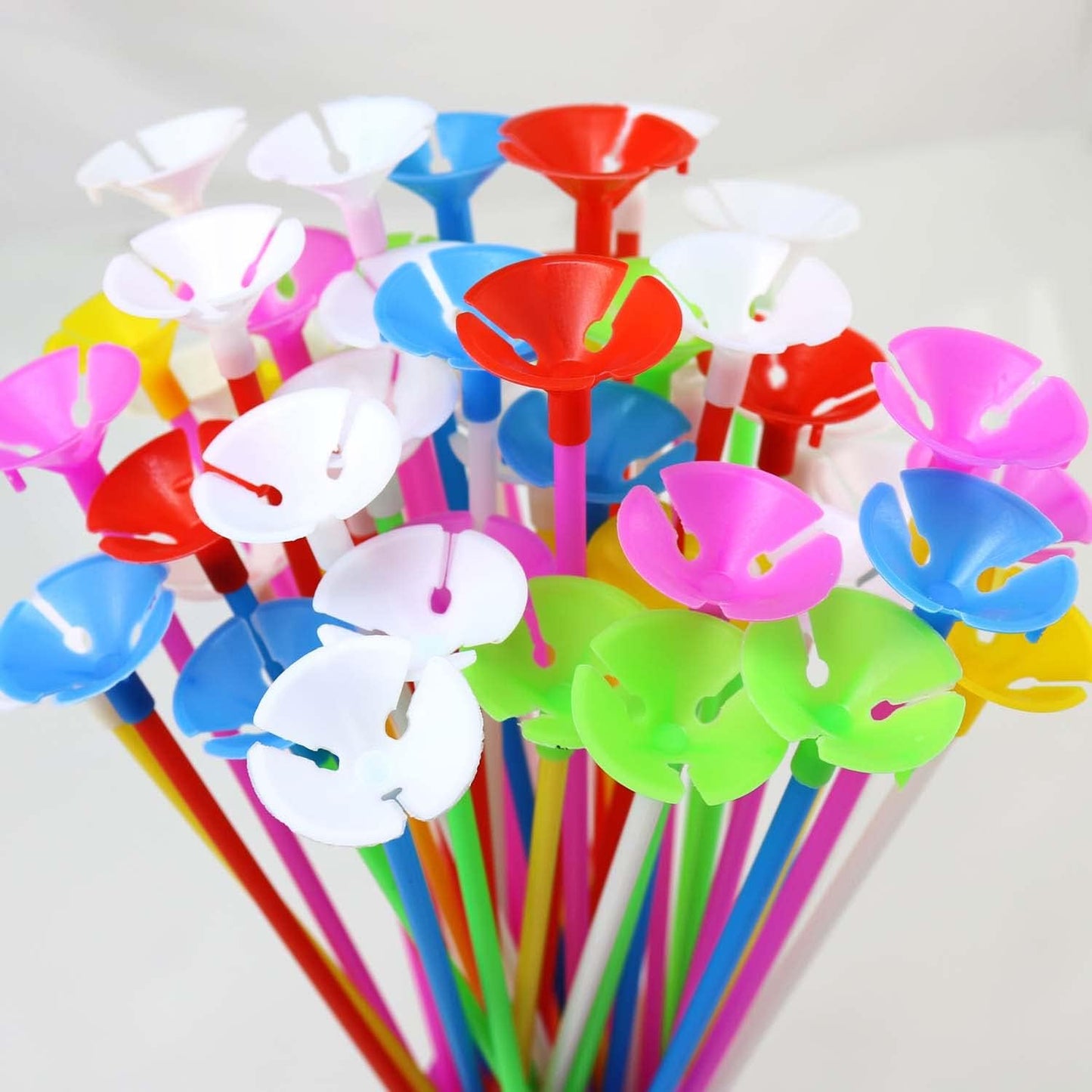 GIFTEXPRESS 12" Assorted Colors Balloon Sticks